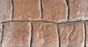 Cobblestone stamp pattern